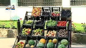 Protest cu fructe şi legume în faţa Ambasadei Rusiei la Chişinău