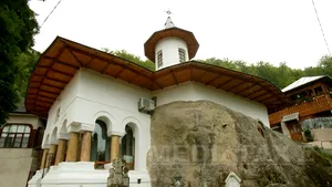 Două case monahale, monumente istorice din schitul Mănăstirii Nămăieşti, distruse într-un incendiu