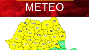 METEO. ANM: Cod galben de instabilitate atmosferică în jumătate de ţară