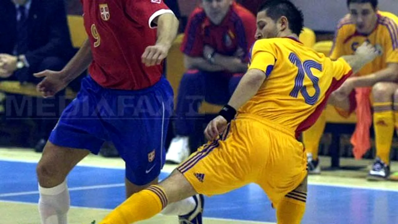 Naţionala României de futsal, pe locul 6 în Europa
