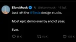 Elon Musk aprinde iar imaginațiile, după ce postează pe X că, la sfârșitul anului, vom asista la „cel mai epic model” Tesla „vreodată”. „Vreodată!”