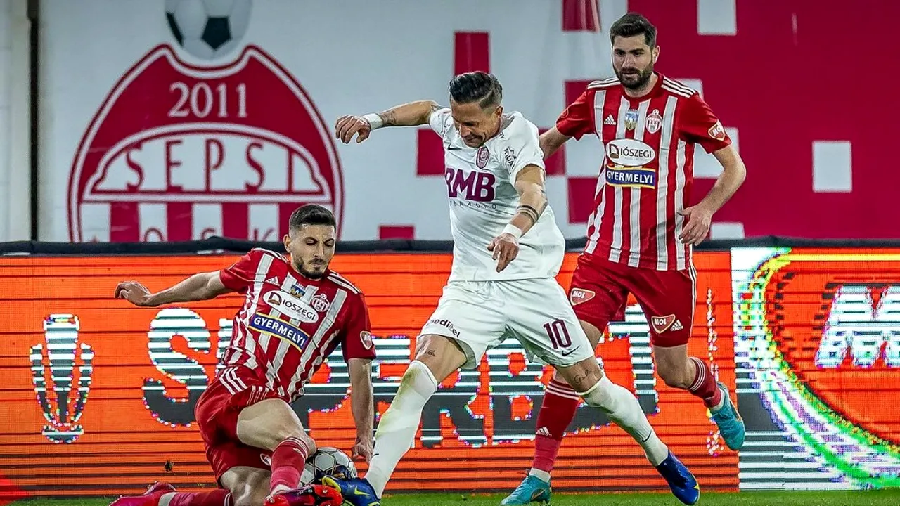 Două parade ale lui Niczuly încetinesc cursa de urmărire a lui CFR Cluj după FCSB