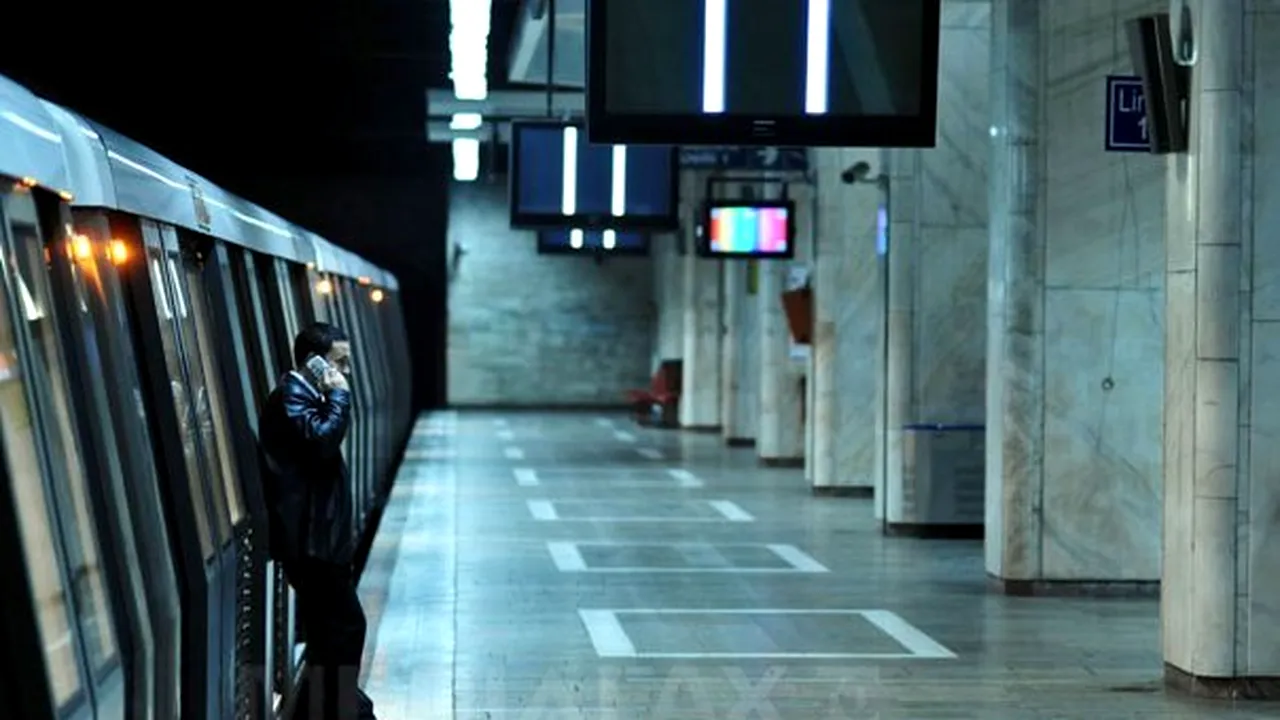 Angajaţii de la metrou au intrat în grevă de solidaritate până la ora 12.00