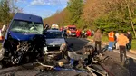 Accident cu trei maşini pe DN 14, în judeţul Sibiu