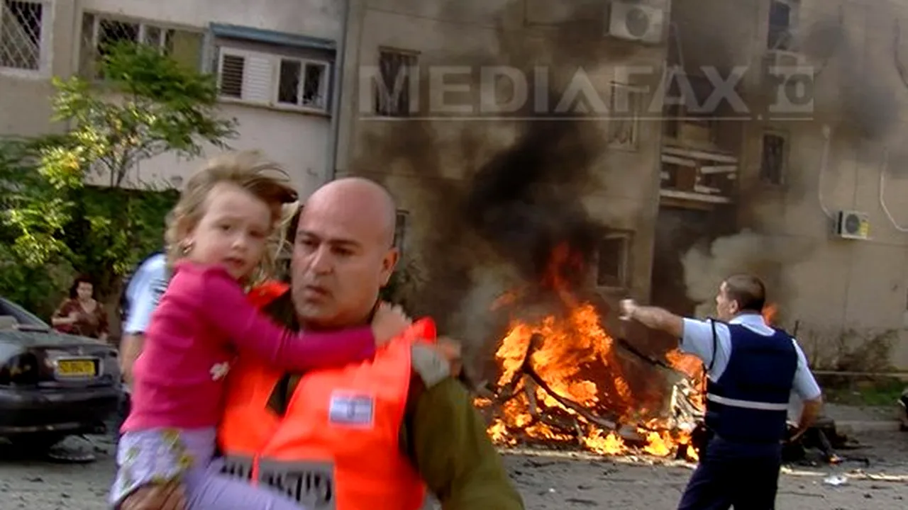 CONFLICTUL DIN FÂŞIA GAZA: Explozie puternică, după declanşarea sirenelor, la Ierusalim