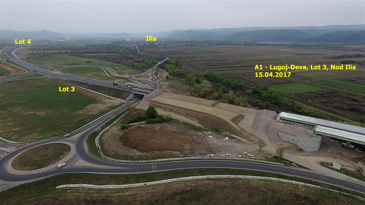 Din septembrie, şantierele de autostrăzi vor fi filmate oficial cu drona. Imaginile vor deveni publice