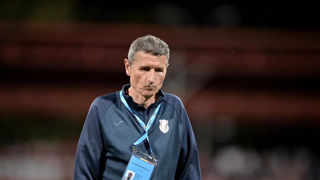Dinamo îşi schimbă antrenorul. Gheorghe Mulţescu şi-a reziliat contractul