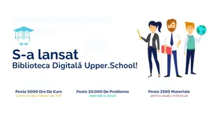 Se lansează Biblioteca Digitală Upper.School