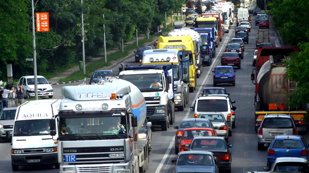 Mii de transportatori vor protesta, miercuri şi joi, în faţa Guvernului