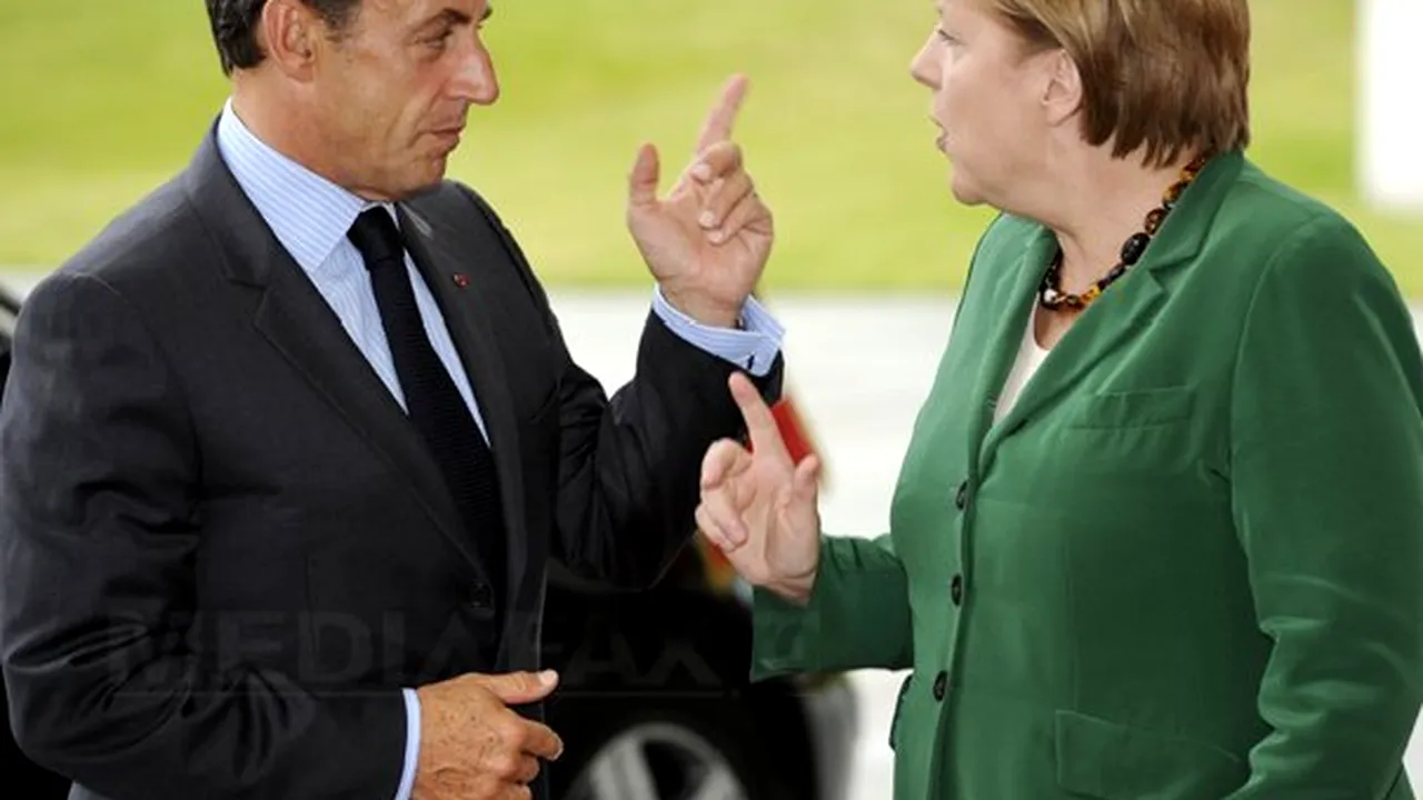 Sarkozy şi Merkel vor suspendarea fondurilor structurale pentru statele care nu îşi reduc deficitele