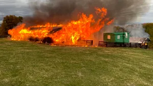 Incendiu la o casă din Baicoi, județul Prahova. O victimă carbonizata a fost identificată