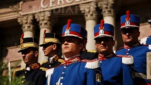 Ziua Imnului Naţional: Duşa şi Stroe au participat la ceremonia militară