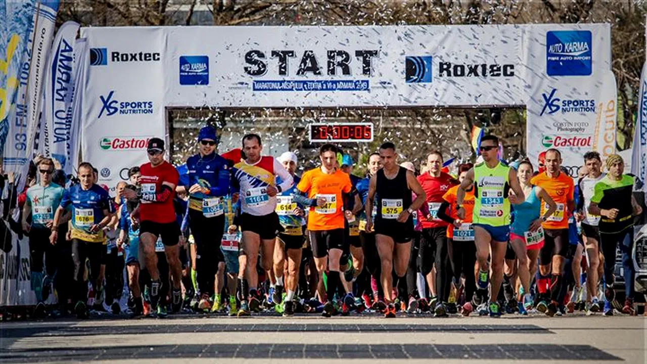Record de participanţi la „Maratonul Nisipului”, o cursă inedită pe nisip, la malul Mării Negre | VIDEO
