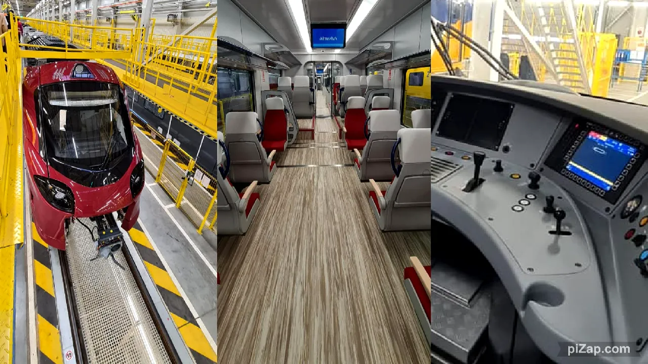Primul tren nou cumpărat de România în ultimii 20 de ani porneşte miercuri spre ţară / Iată cum arată noul tren
