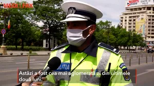 Străzile din Bucureşti sunt iar pline de maşini. Joi a fost cea mai aglomerată zi din ultimele două luni