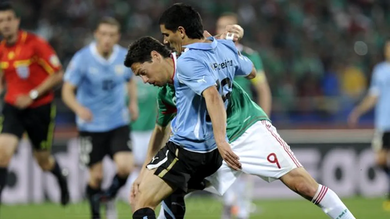 Mexic - Uruguay, scor 0-1, în grupa A a Cupei Mondiale