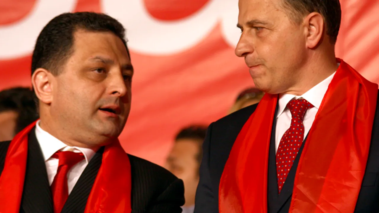 Imaginile în care Vanghelie îl înjură pe Geoană au fost postate pe internet