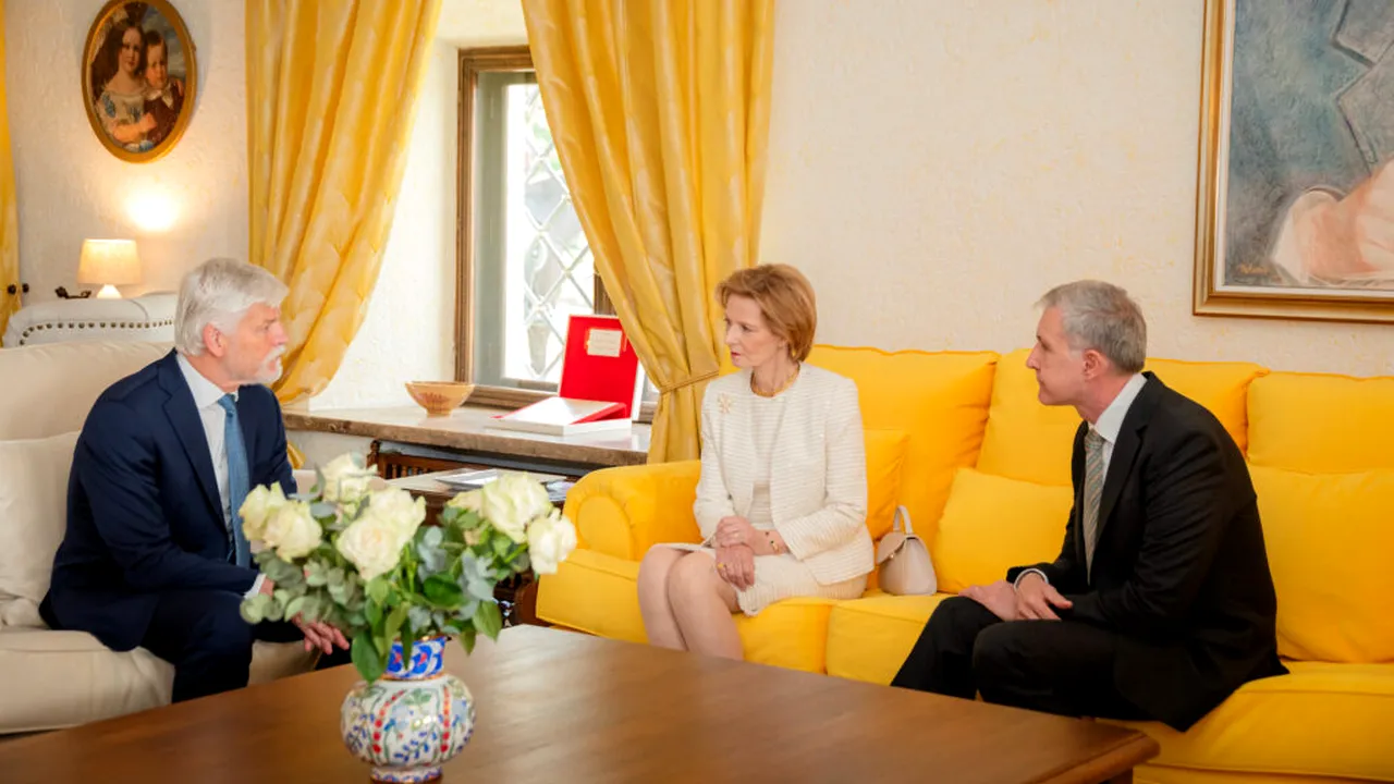 Președintele Cehiei, Petr Pavel, a fost primit miercuri la Palatul Elisabeta