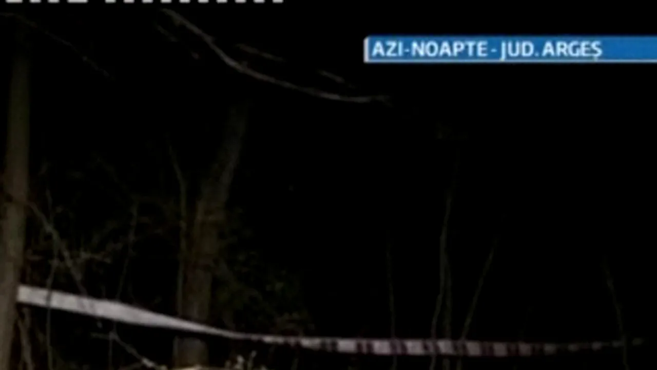 Un bărbat şi o femeie, găsiţi spânzuraţi într-o pădure de lângă Piteşti - VIDEO