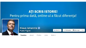 Iohannis, pe Facebook: Aţi scris istorie, pentru prima dată online-ul a făcut diferenţa! - VIDEO