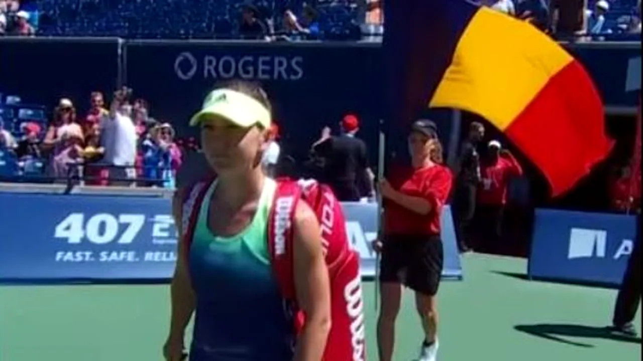 Simona Halep s-a calificat în optimi de finală la Toronto: Am jucat cel mai bun tenis al meu - VIDEO