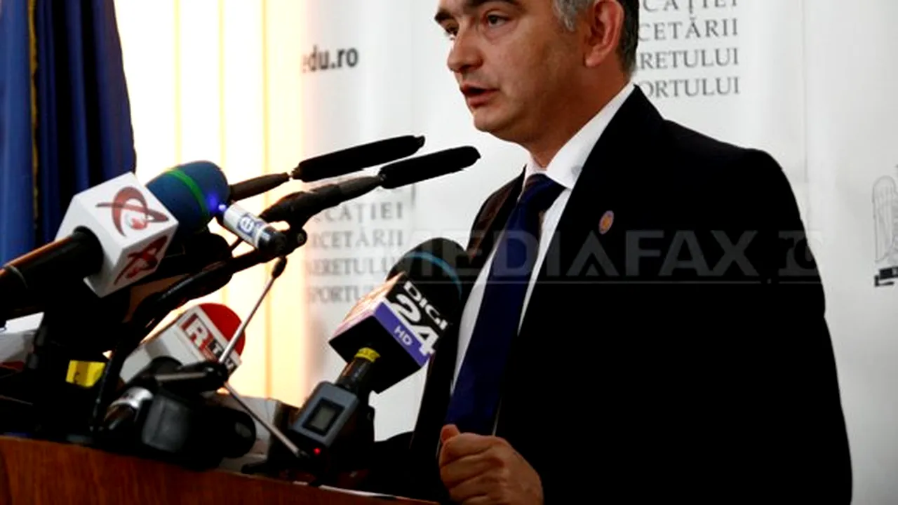 Fedorca: În 2013, vom avea o singură etapă de înscrieri în clasa pregătitoare
