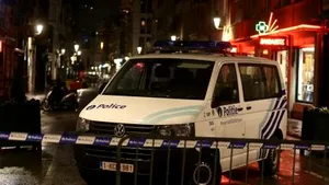 Bombă care conţine produse chimice şi drapel al reţelei SI, găsite într-o percheziţie la Bruxelles