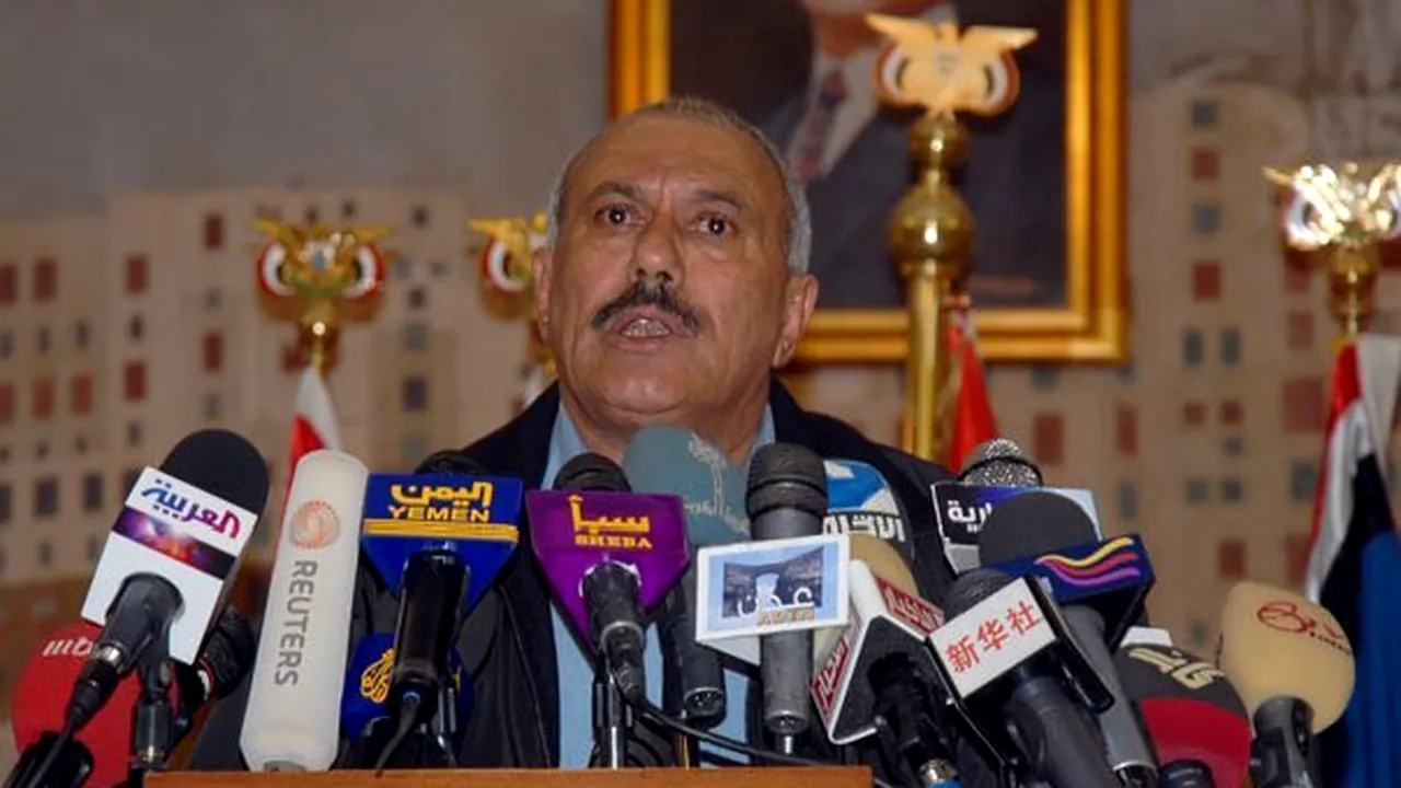 Preşedintele Yemenului va semna un acord de transferare a puterii