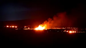 VIDEO Imagini impresionante cu erupţia vulcanului din Islanda