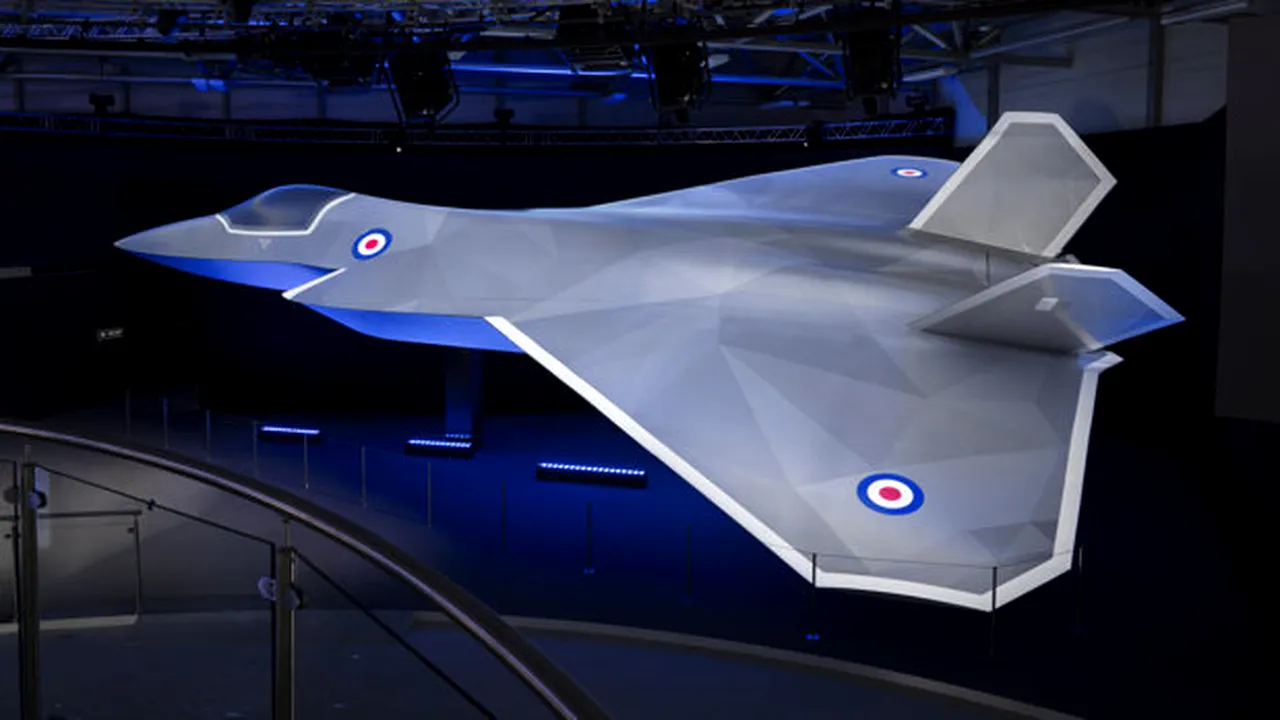 A fost dezvăluit noul avion de luptă GCAP dezvoltat de UK, Italia şi Japonia / Este capabil să furnizeze de 10.000 de ori mai multe date decât sistemele actuale