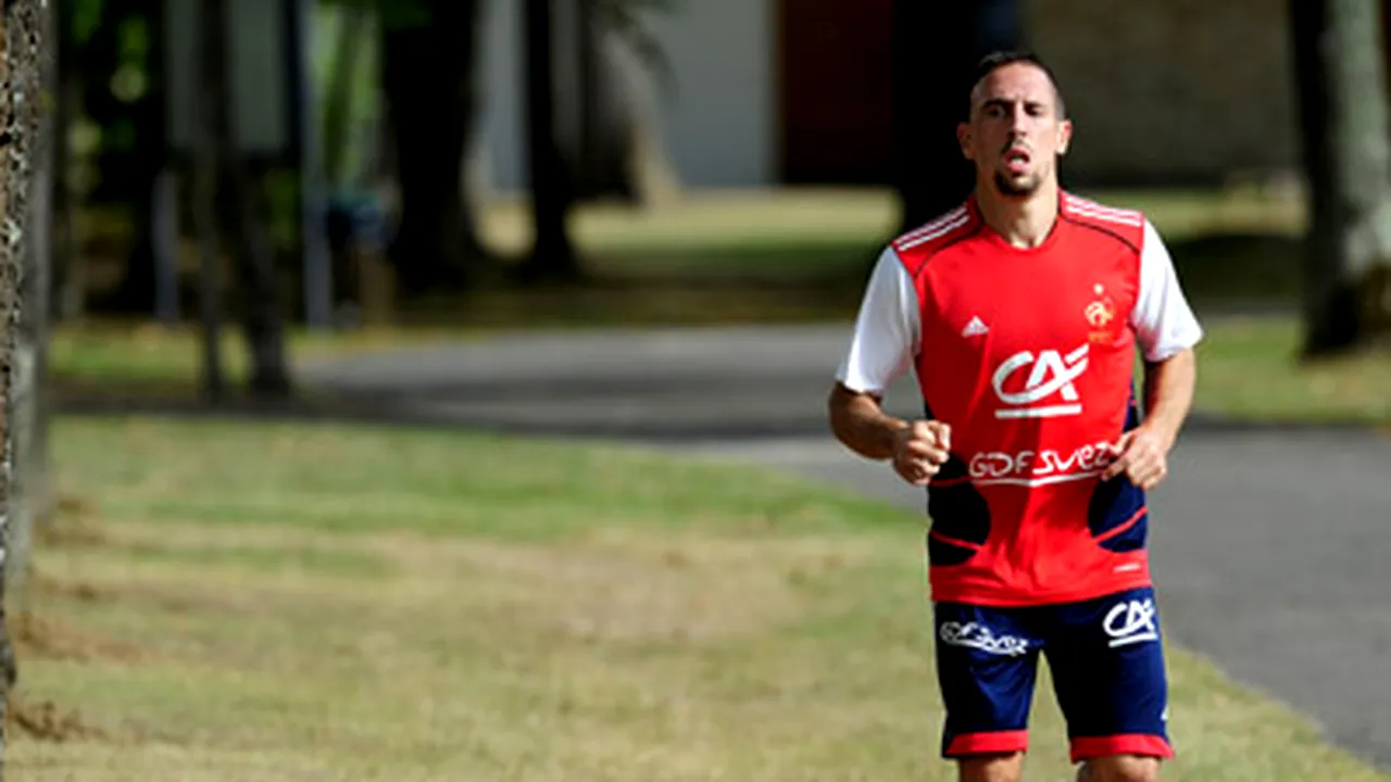 Ribery s-a accidentat şi este incert pentru meciul cu Sebia