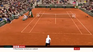 Pe burtiera de la BBC a apărut mesajul 