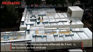 Drama din spatele dramei: Bolnavii mor între spitale în vreme ce statul nu finalizează un spital modular cu paturi ATI, la Braşov