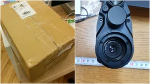 Coletele comandate din China de două femei din Alba au fost confiscate de poliţişti. Dispozitivele găsite sunt interzise în România | FOTO