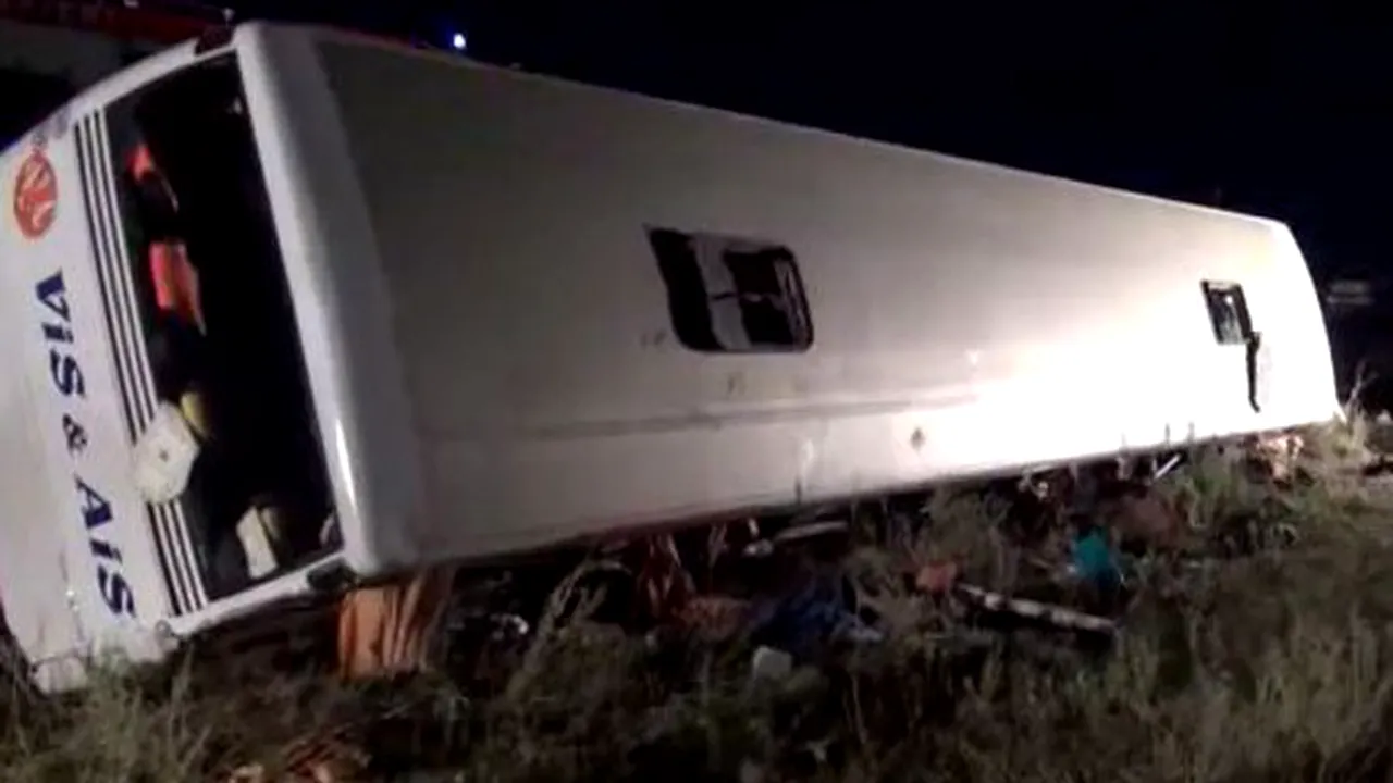 Cinciprezece morţi, într-un accident de autocar în Brazilia
