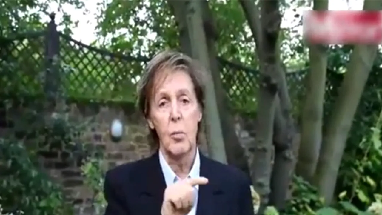 Paul McCartney a cântat rap într-o campanie împotriva consumului zilnic de carne - VIDEO