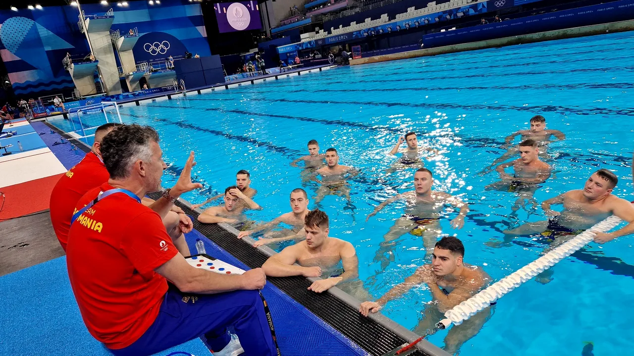 Team România - Primele antrenamente la înot, polo şi gimnastică a sportivilor români la Paris