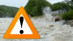 Cod portocaliu de inundații pe râuri din județul Brașov până luni
