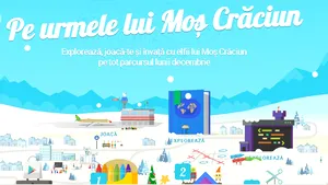 CRĂCIUN 2015. Google a lansat platforma ”Pe urmele lui Moş Crăciun” cu jocuri şi explorare de sărbători