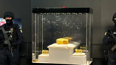 FOTO&VIDEO Coiful de la Coțofenești și două brățări dacice recuperate au ajuns în România