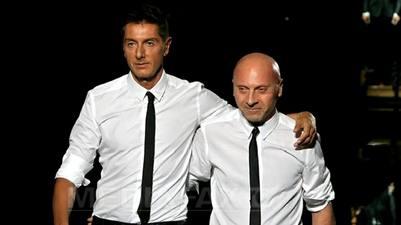 Stiliştii casei Dolce&Gabbana, condamnaţi la un an şi opt luni de închisoare pentru fraudă fiscală