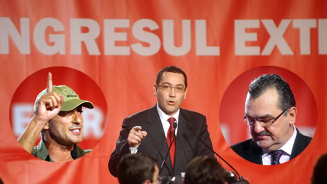 Radu Mazăre şi Miron Mitrea renunţă la candidaturi şi îl susţin pe Victor Ponta