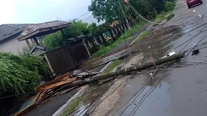 Bilanţ după ploile torenţiale: 12 judeţe au fost afectate/ Acoperişuri desprinse şi copaci doborâţi de vântul puternic | FOTO
