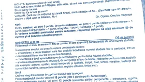 Barem Bacalaureat 2024. Ce vor puncta profesorii când vor corecta lucrările la Limba şi Literatura Română