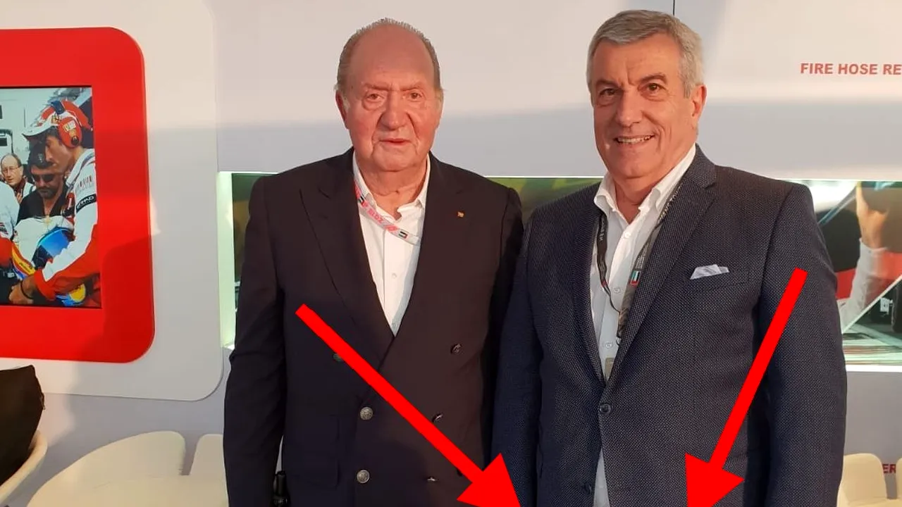 Tăriceanu s-a întâlnit cu fostul rege al Spaniei şi cu Zidane, la Abu Dhabi. Pantalonii şefului ALDE au atras, însă, atenţia | FOTO