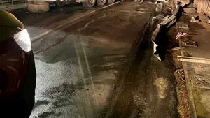 Coloană de maşini la ieşirea din România, în Giurgiu, după ce un TIR s-a defectat