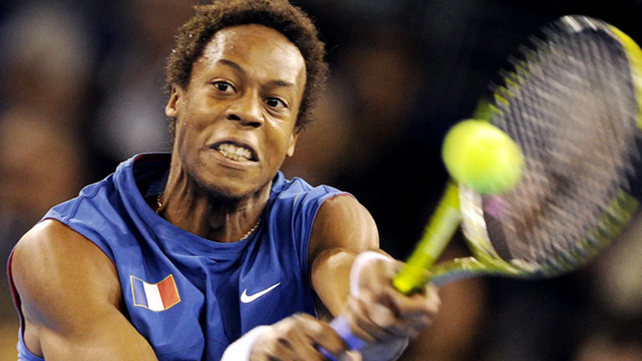 Gael Monfils s-a calificat în sferturi de finală la BRD Năstase Ţiriac Trophy: Condiţiile au fost dificile, terenul a fost greu