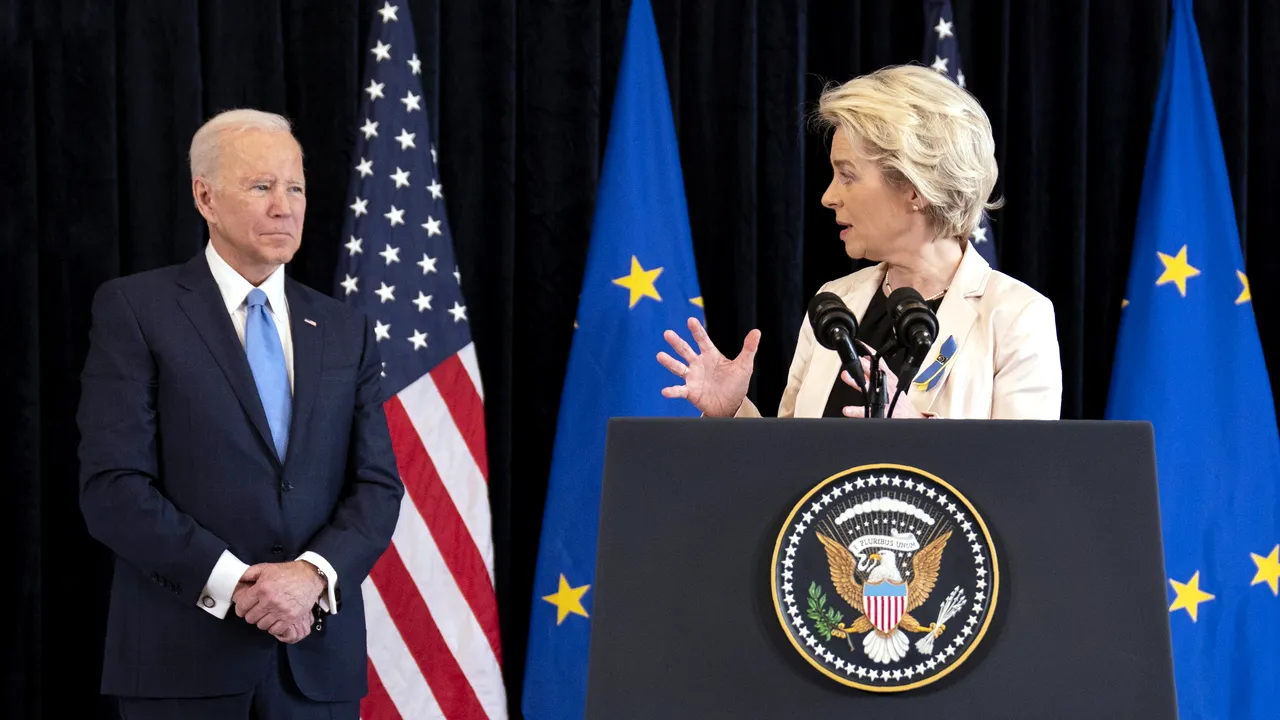Ursula von der Leyen se va întâlni cu Joe Biden. SUA şi UE ar putea impune sancţiuni fără precedent Chinei dacă furnizează armament Rusiei