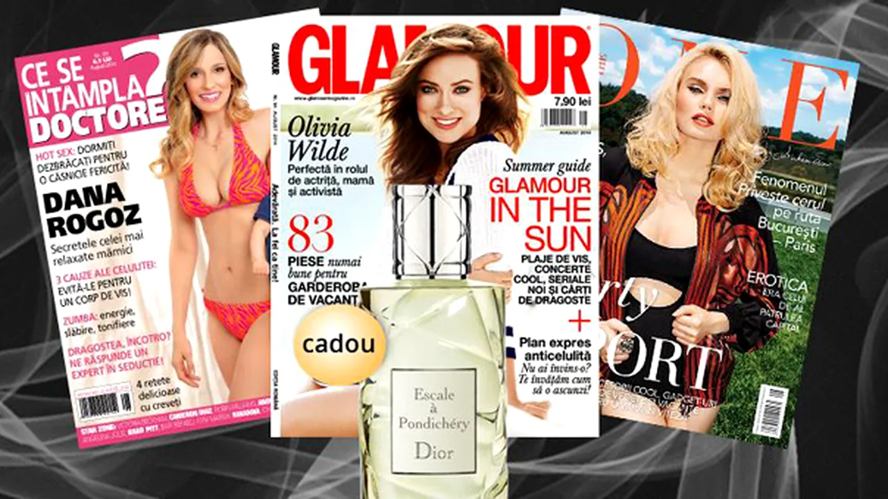 Ofertă de vacanţă: Abonamentul la 3 reviste îţi aduce cadou un parfum Dior - FOTO