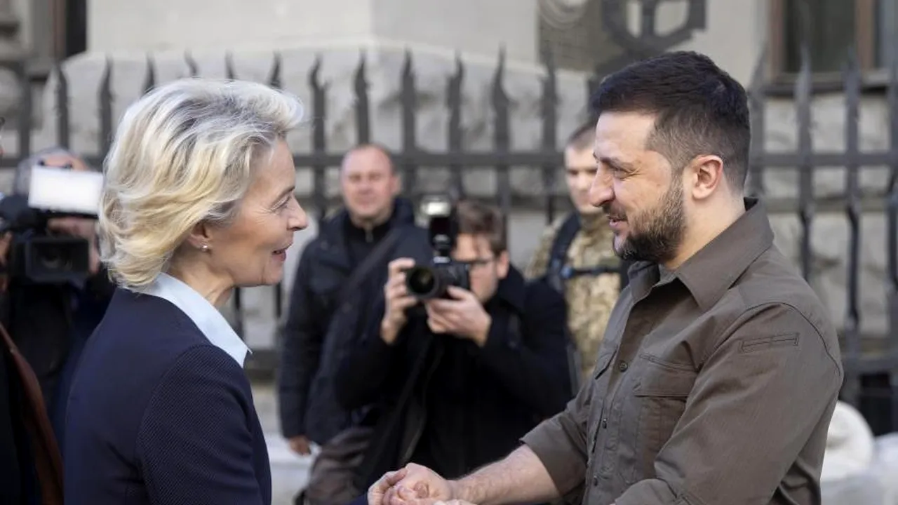 Întâlnirea dintre Volodimir Zelenski şi Ursula von der Leyen, la Kiev